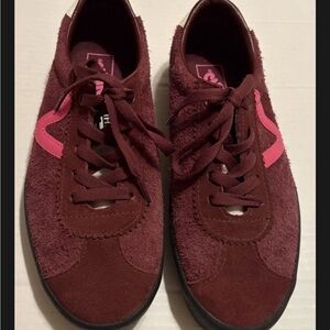 NEW Vans Off The Wall Sport Low Maroon Suede Shoes Unisex Men’s 5.5/ Women’s 7